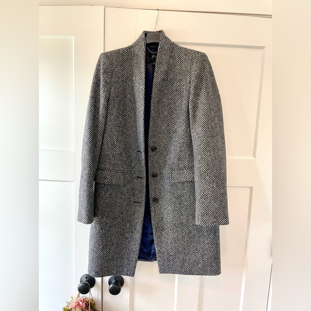 J. Crew wool coat, size 4